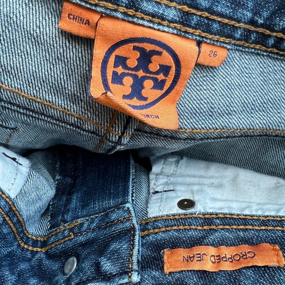 Tory Burch The Cropped Ankle Jean Size 26 - Picture 3 of 3